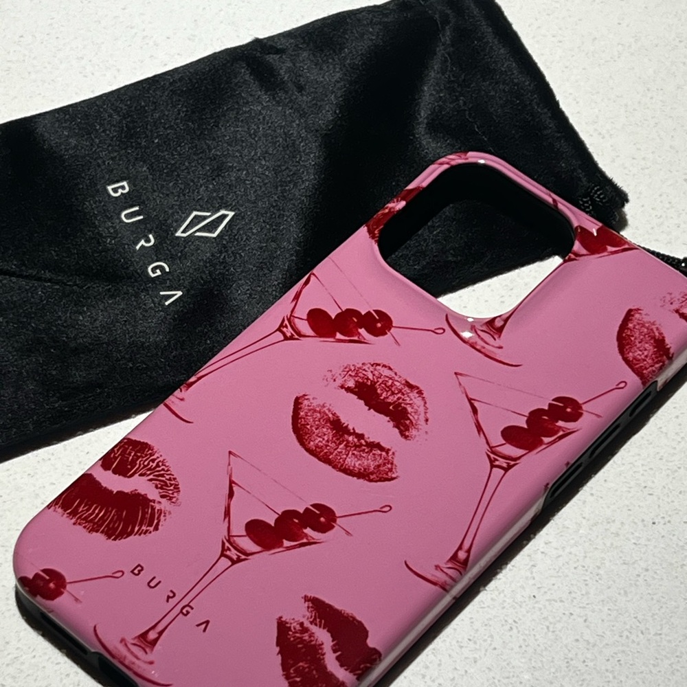 BURGA (call me) iphone 15 pro max phone case- brand new